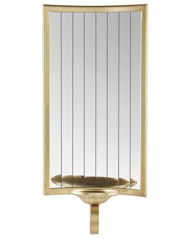 Bougeoir mural SOBREDA Métal 41 cm Doré