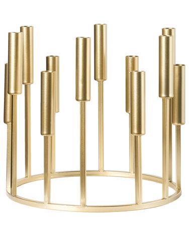Bougeoir TRAFARIA Métal 26 cm Doré