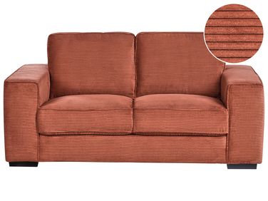2 Seater VIKRAN Corduroy Golden Brown