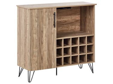 Armoire à vin ELISTON Marron clair
