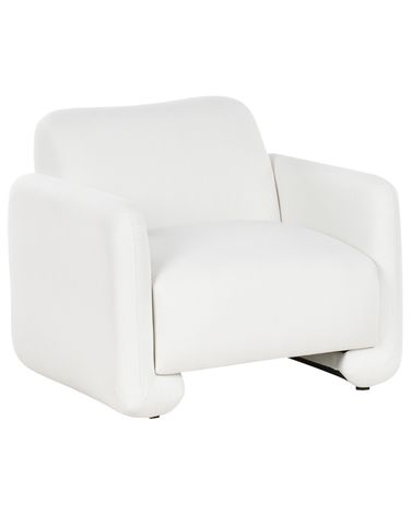 Fauteuil SALAND Tissu Blanc