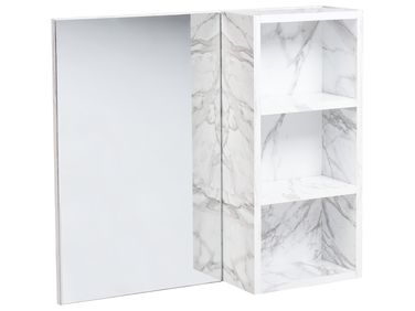Armoire de toilette murale JOINVILLE 60 cm 54 cm Marbre blanc