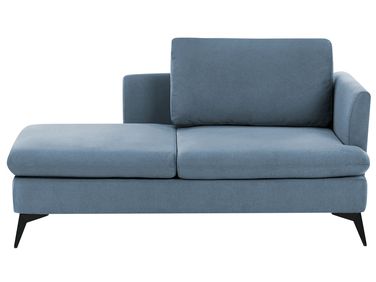 Rechtszijdige chaise longue SIEVOZ Stof Blauw