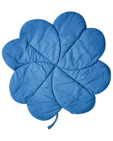 Tapis de jeu pour enfant ACADINE 110 x 110 cm Coton Bleu