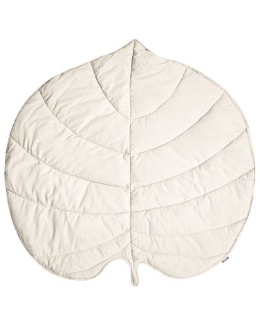 Tapis de jeu pour enfant EOLIA 110 x 110 cm Coton Blanc cassé