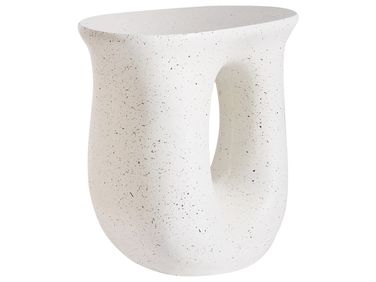 Bijzettafel IDRO 42 cm 28 cm Terrazzo-effect Wit terrazzo