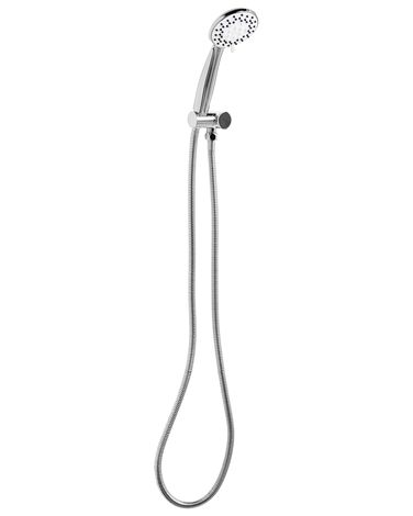 Shower Head and Hose Kit MACAY 3-function Silver