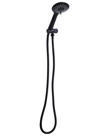 Shower Head and Hose Kit TUMPLE 3-function Black