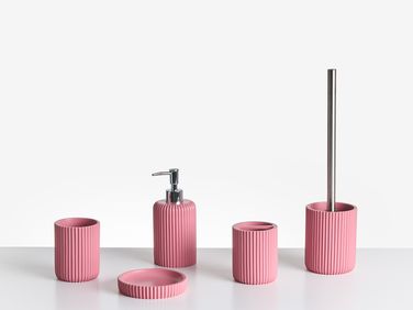5-delige badkameraccessoireset CAMANA Roze