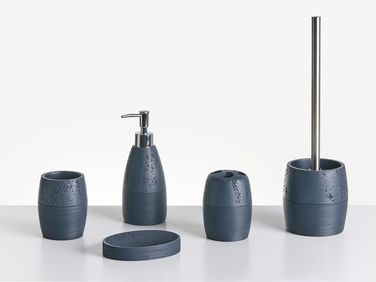 5-delige badkameraccessoireset YARAPA Donkerblauw