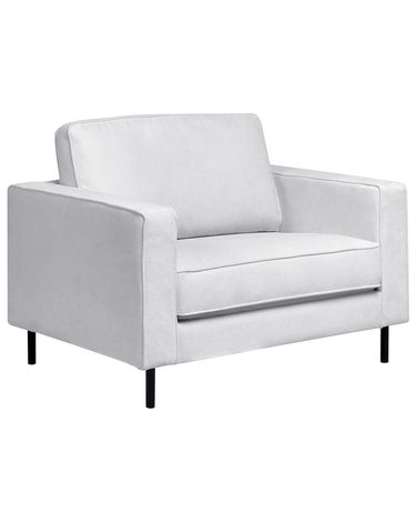 Fauteuil SAVALEN Tissu Gris clair