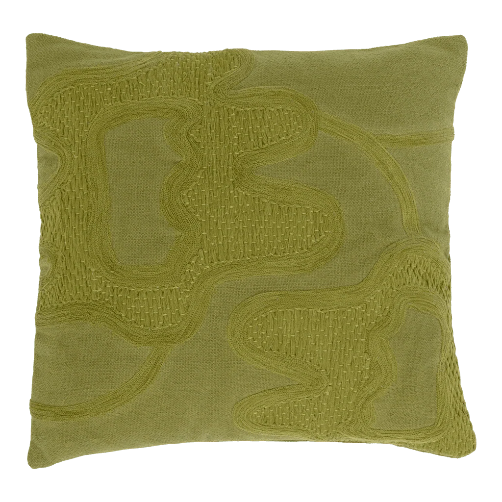 Cushion Kedi,Evergreen sprig