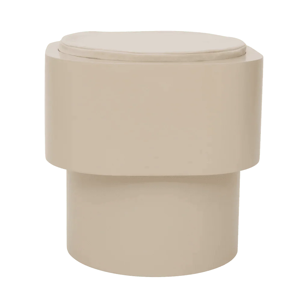 Side table Tabouret, Pale khaki
