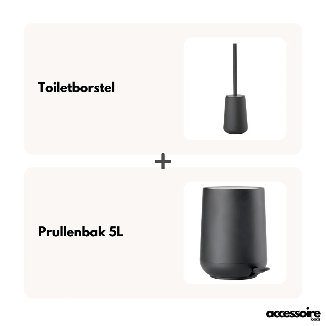 Zone Denmark – Nova – Prullenbak + Toiletborstel